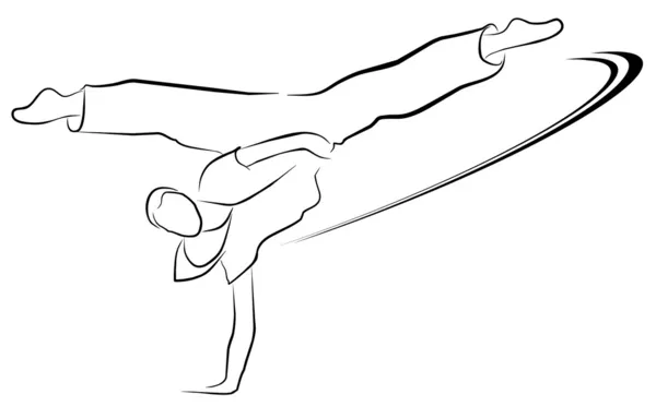 Símbolo de capoeira — Vector de stock