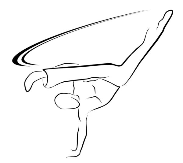 Capoeira-Symbol — Stockvektor