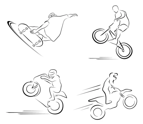 Collection de symboles sportifs — Image vectorielle