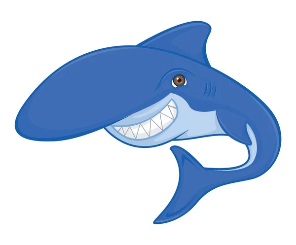 Shark cartoon — Stock Vector