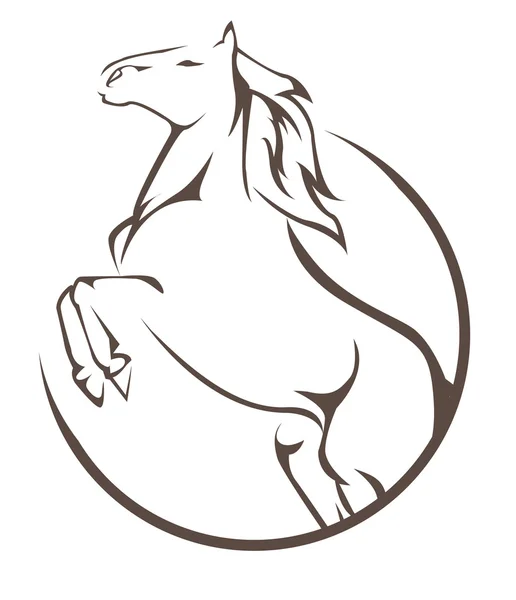 Horse symbol — Stockvector