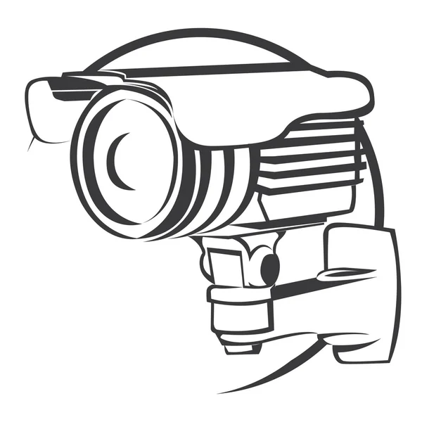 Säkerhet kameran — Stock vektor