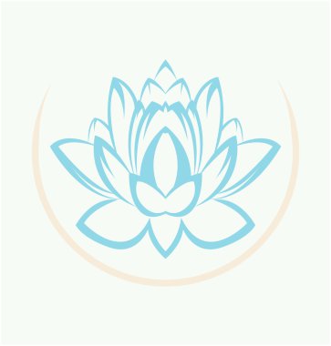 Lotus Flower Symbol clipart