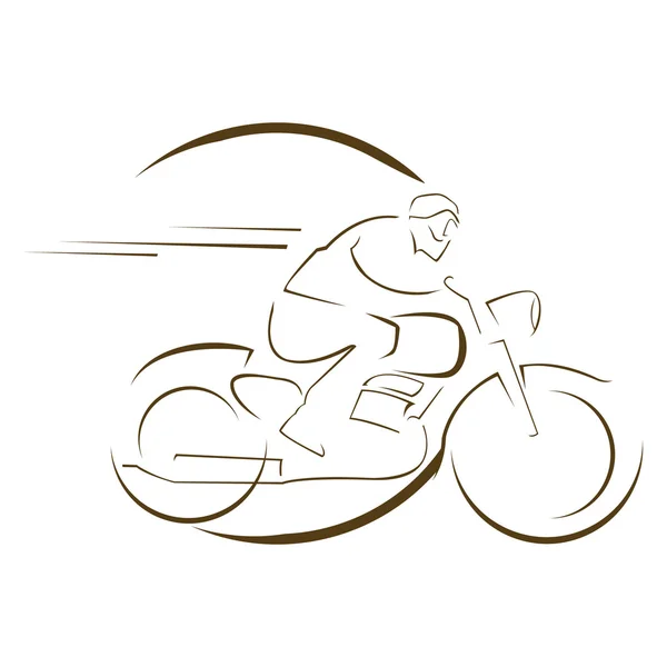 Oude motorfiets — Stockvector