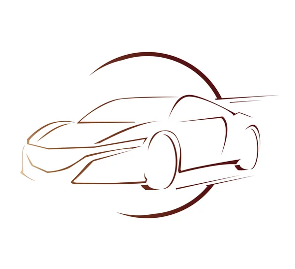 Symbole de voiture — Image vectorielle