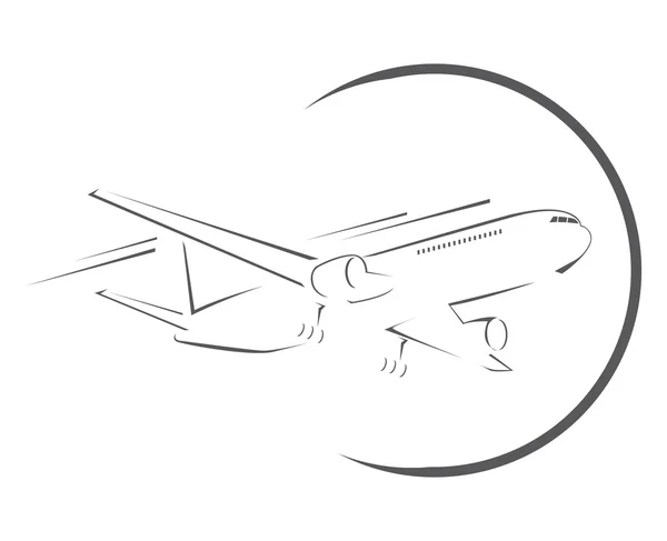 Symbol letounu — Stockový vektor