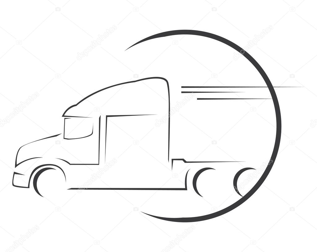 Big Truck Illustration