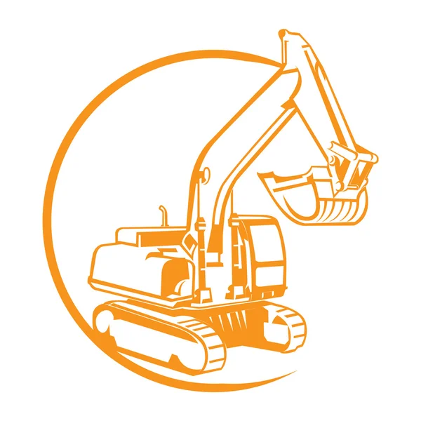 Excavator — Stock Vector