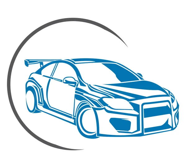 Sportbil symbol — Stock vektor