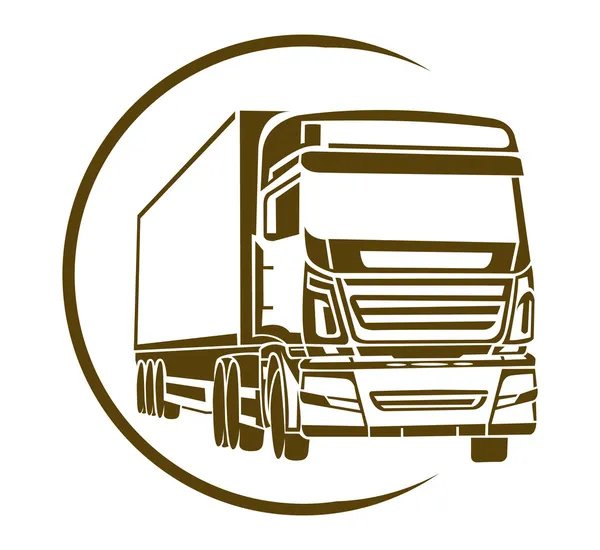 LKW-Symbol — Stockvektor