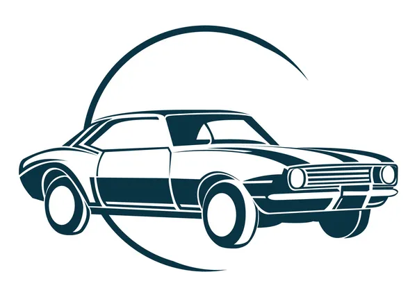 Символ старого автомобиля — стоковый вектор