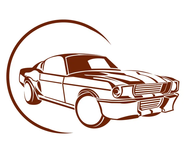 Спортивний автомобіль символ — стоковий вектор