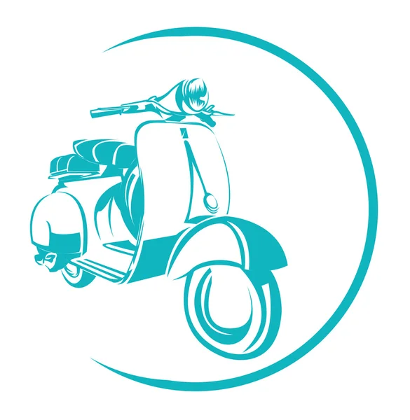 Símbolo de scooter —  Vetores de Stock