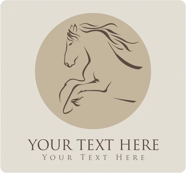 Horse Symbol Vector Illustration — Stock Vector