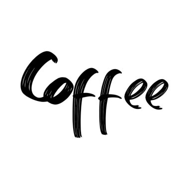  Resimli kahve el çizimi karton izole edilmiş beyaz