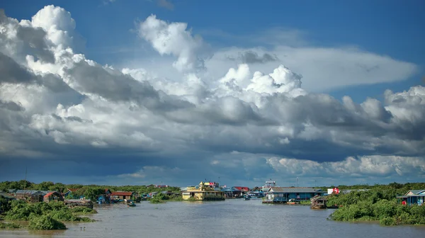 Camboya. Tonle savia lago . — Foto de Stock