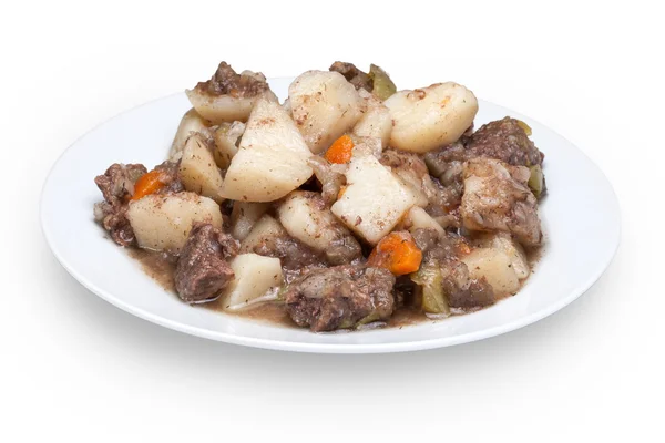 Gestoofde vlees met aardappel — Stockfoto