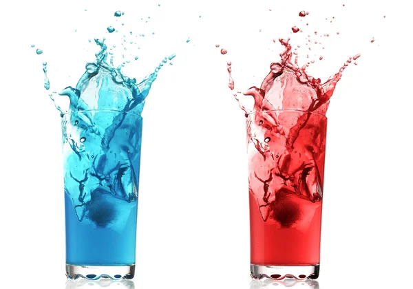 Color fruit drinks — Stock Photo, Image