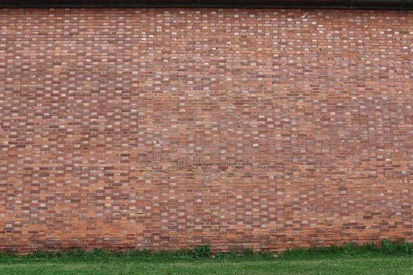 Mur de briques rouges — Photo