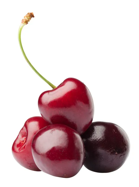 Handful of a red cherry — Stock Photo, Image