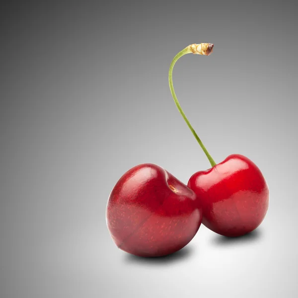 Red ripe cherries — Stock Photo, Image