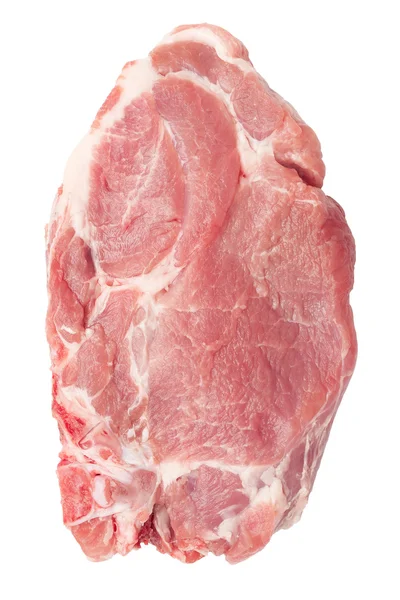 pişmemiş domuz eti hissesi