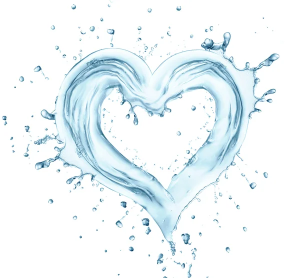 Heart from water — Stock Photo, Image