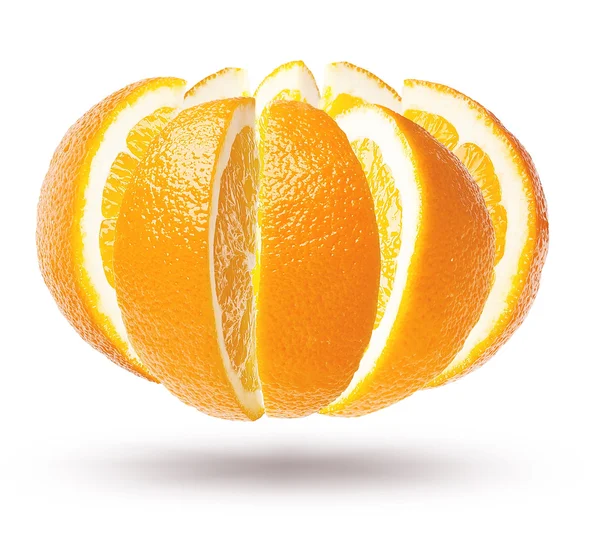 Orangene Segmente — Stockfoto