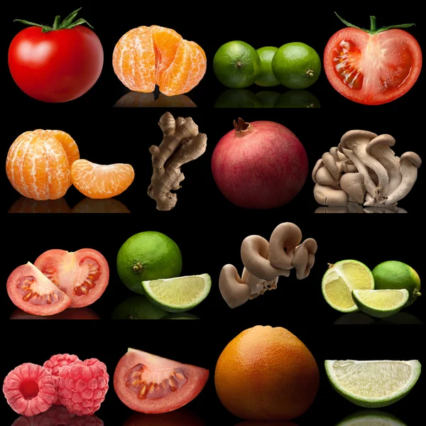 Set from fruit and vegetables — Stock Photo, Image