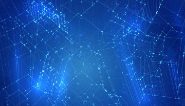 Vektör geometrik arkaplan. soyut kare şekiller ve kıvrımlar