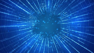 Vektör geometrik arkaplan. soyut kare şekiller ve kıvrımlar