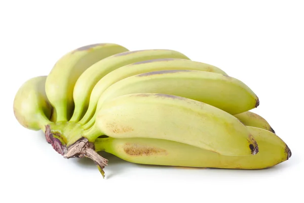 Mazzo di banane isolate su sfondo bianco — Foto Stock