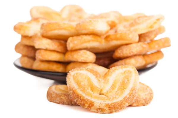 Herzförmiger Keks — Stockfoto
