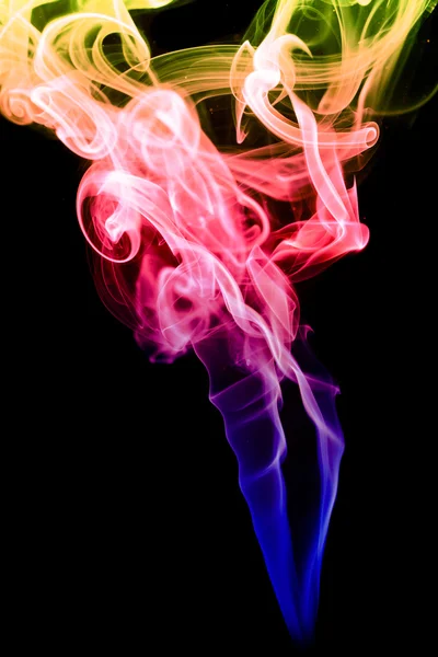 Abstraktní barvy kouřové — Stock fotografie