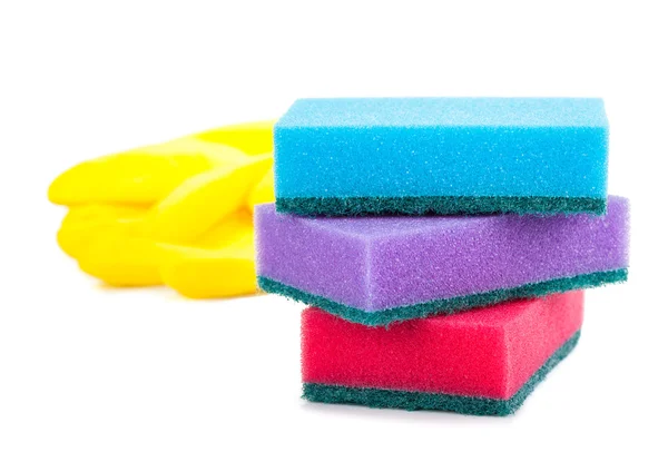 Group of kitchen sponges — Stock Photo, Image