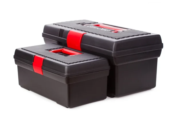 Three modern toolboxes — Stock Photo, Image