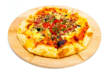 Pizza breadboard üzerinde