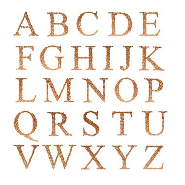 kahve çekirdeği alfabesi