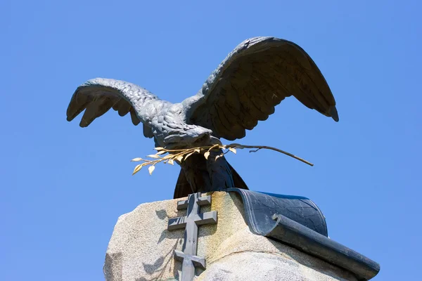 Adler mit goldenem Faden — Stockfoto