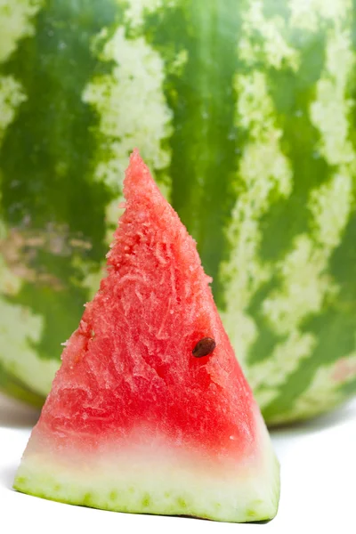 Scheibe Wassermelone — Stockfoto