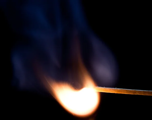 Burning match — Stock Photo, Image