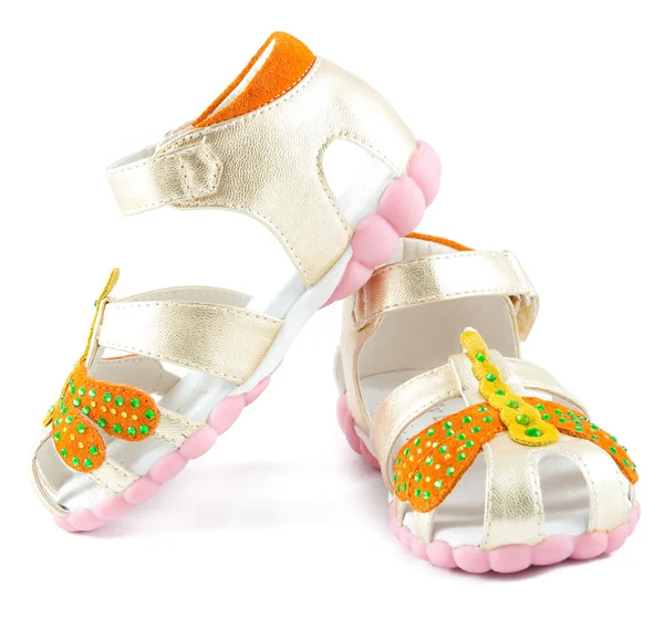 Little girl shoes — Stock Photo, Image