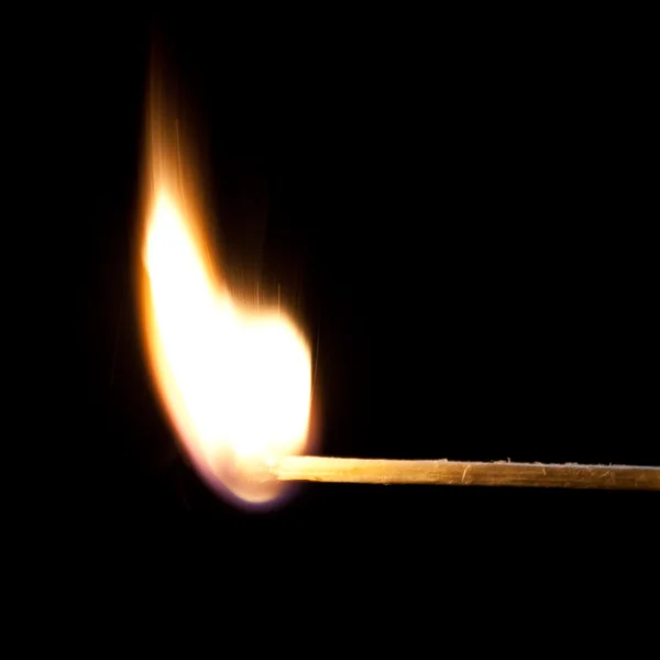 Burning match — Stock Photo, Image