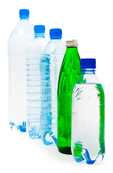 Bottles of water — Stockfoto