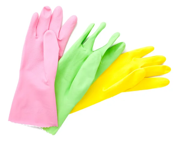 Guantes de goma — Foto de Stock