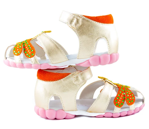 Little girl shoes — Stock Photo, Image