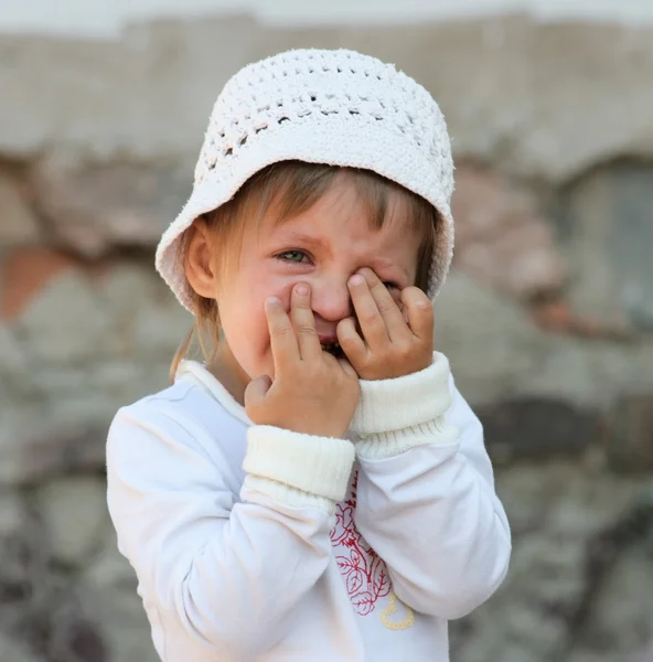 Niña llorando — Foto de Stock