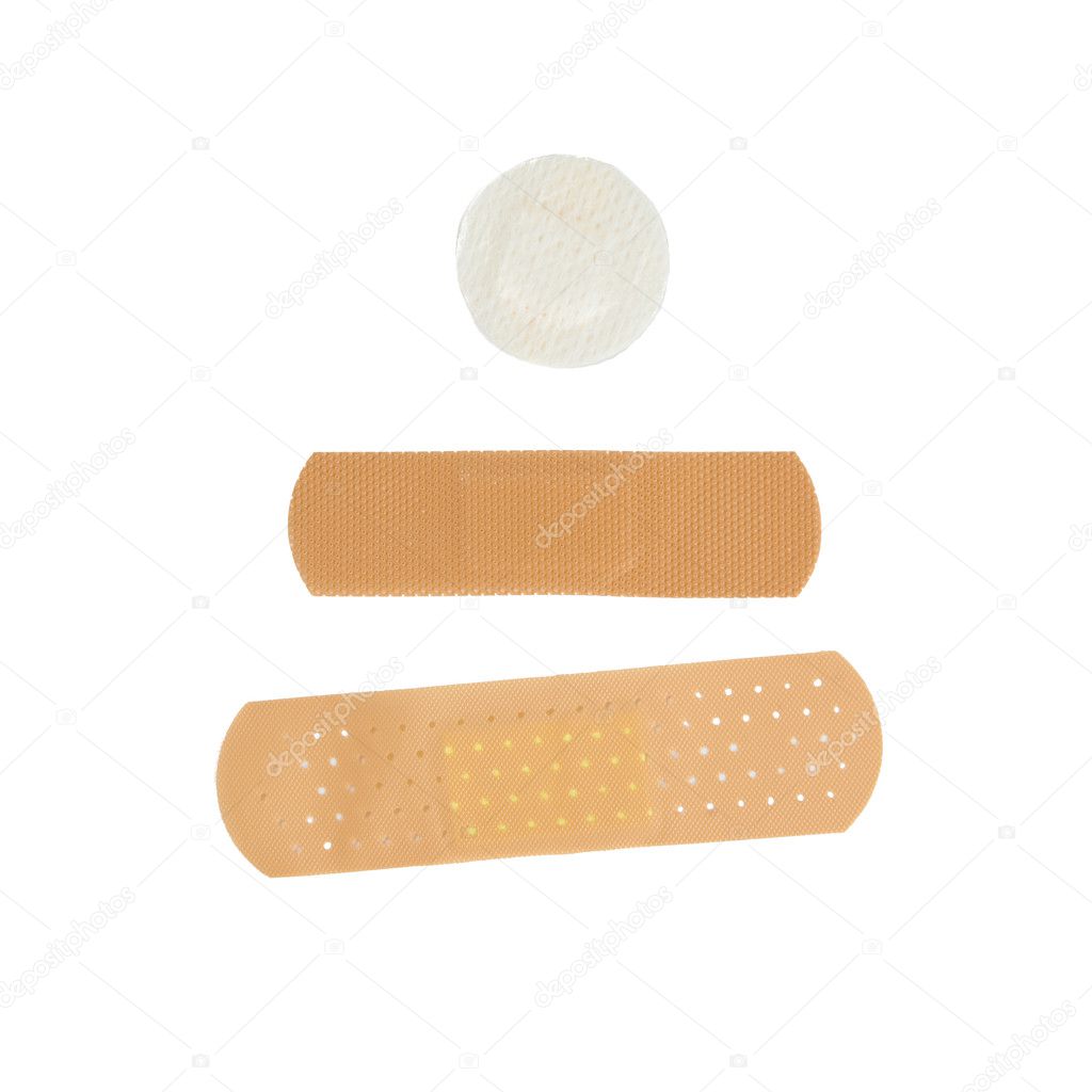 A set of adhesive bandages