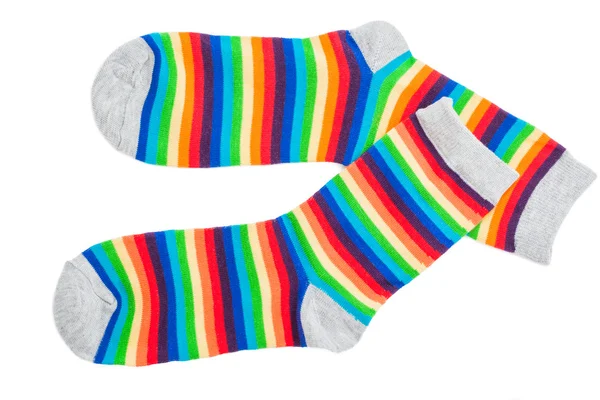 Calcetines multicolor para niños — Foto de Stock