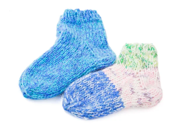 Kleurrijke wollen sokken — Stockfoto